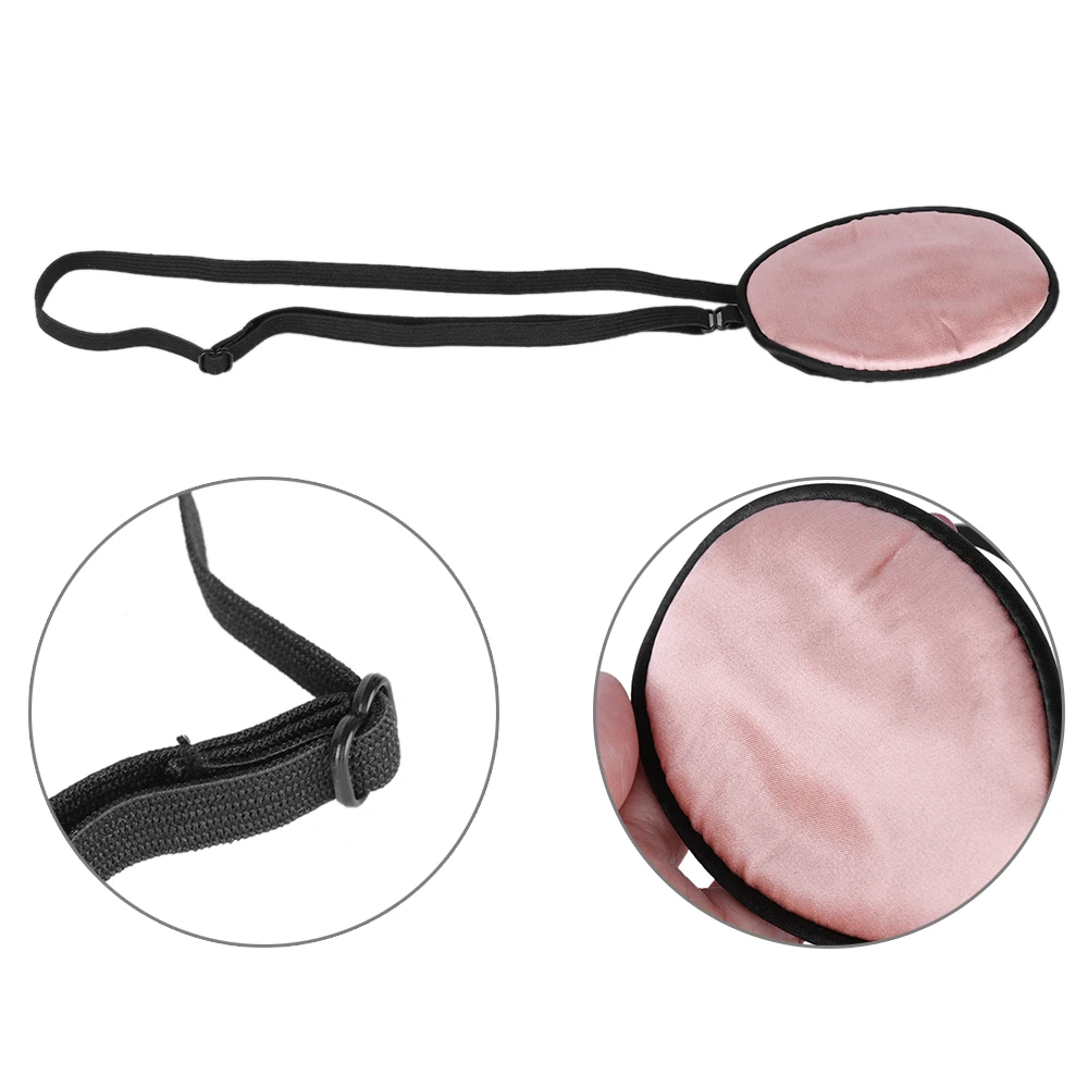 1PC Soft Silk Portable Upscale Amblyopia Treatment Medical Use Eyeshade Single-eyed Eye Mask Astigmatism Eyes Patch Care Tools