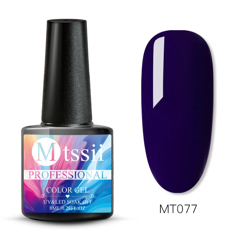 Цветной Гель-лак Mtssii для ногтей, Набор ногтей, впитывающее верхнее Базовое покрытие, УФ-Гель-лак, Полупостоянный маникюрный лак для ногтей - Цвет: VS01494