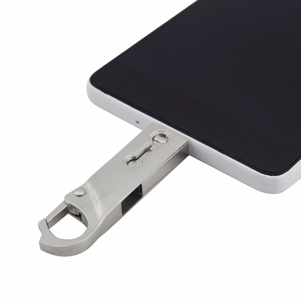 USB Flash Drive 32GB OTG Metal USB 3.0 Pen Drive 16GB Type C High Speed Flash Drive Memory Stick Waterproof USB Flash Drive