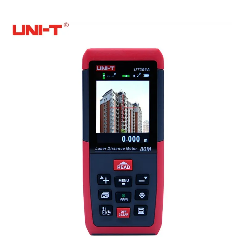 

Professional Laser Distance Meters UNI-T UT396A 80M Laser Range finder Digital range finder Measure Area/volume Tool