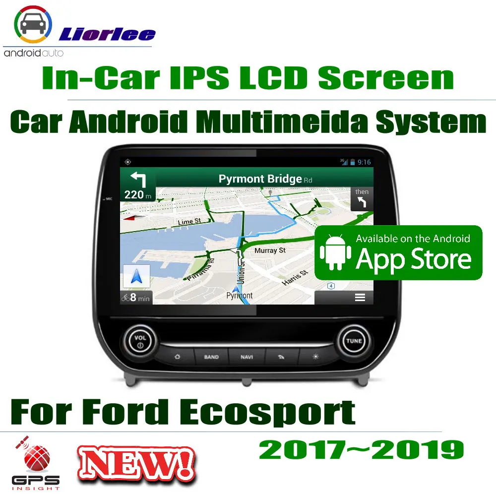 

Carplayer Android System RockChip PX5 1080P 9" HD IPS LCD Screen Radio Head Unit For Ford Ecosport 2017~2019 GPS Navigation