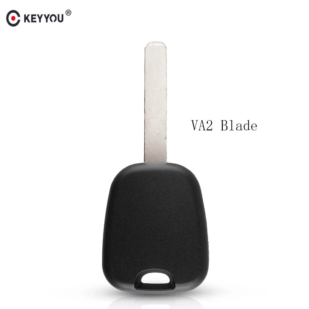 

KEYYOU Transponder Car key Shell Replacement Case for CITROEN C1 C2 C3 Pluriel Uncut VA2 Blade Original key