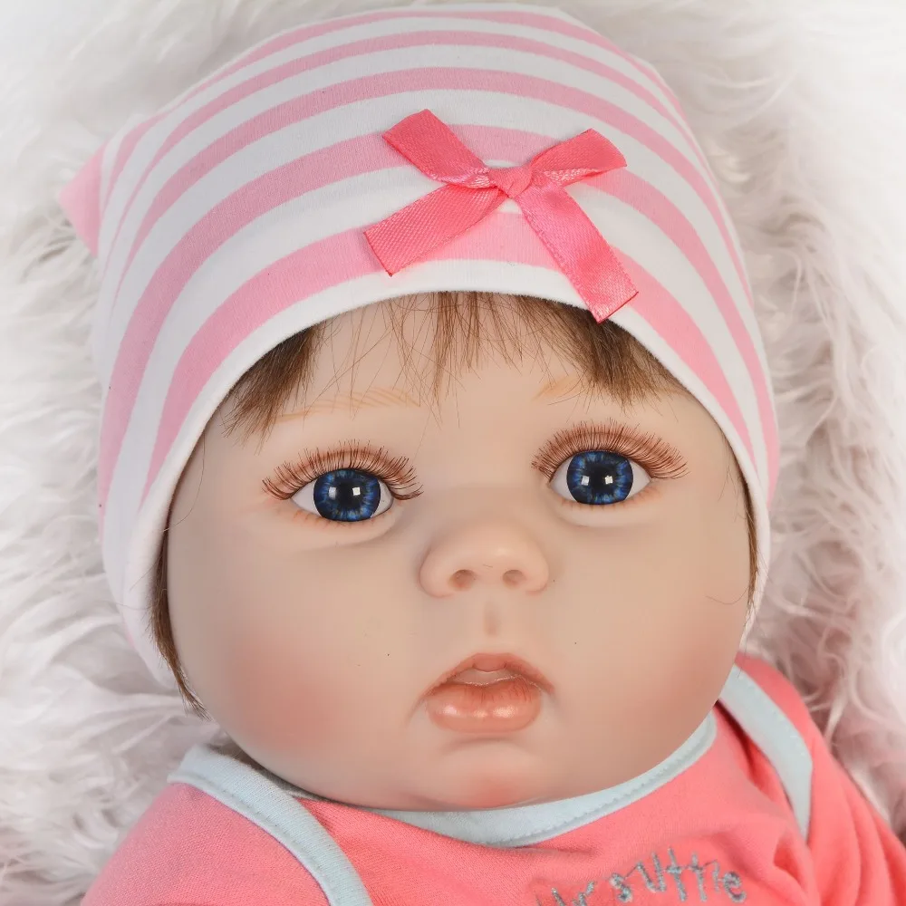 55 см силиконовая кукла для новорожденной девочки игрушки bebe boneca Reborn realista menina bb