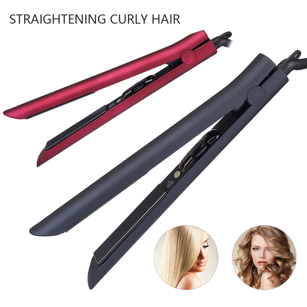 

Hair Straightener Professional Ceramic Flat Iron with Adjustable Temperature Instant Heat Up Dual Voltage for Travel