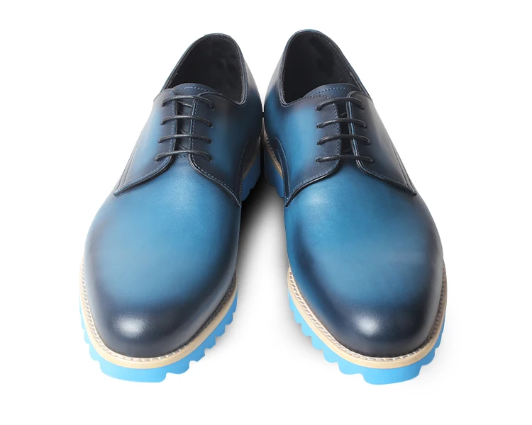 VIKEDUO/Летняя мужская обувь из натуральной кожи; свадебные офисные туфли синего цвета; Мужская Спортивная обувь; парадная обувь; Zapatos de Hombre