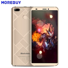 Blackview S6 2 GB RAM 16 GB ROM Smartphone 4G Android7.0 MTK6737 Quad core Mobile téléphone 5.7 Pouce 18:9 HD + IPS Écran d’empreintes digitales