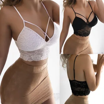 

Crop Top Ladies Sexy Strap Vest Sling Sexy Camis Women Bralette Bustier Crop Top Bra Shirt Vest Camisole Cropped Women Clothes