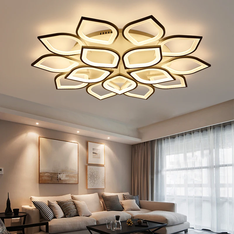 Modern New Acrylic Modern LED Ceiling Lights For Living ...