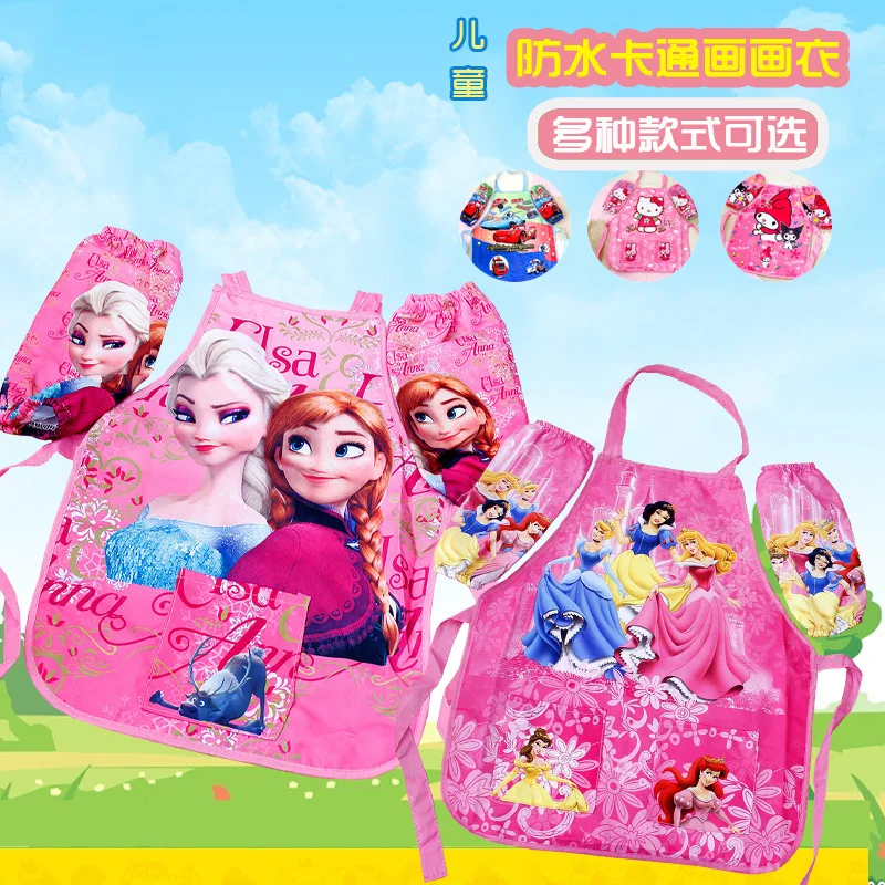 Disney Bibs & Burp Cloths Frozen Elsa and Anna Children's Paintings