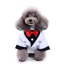 Pet Clothing Dog Clothes Clothing Dress Suit Tuxedo Bow Small Dog Wedding Pet Clothes Dog Suit Dress