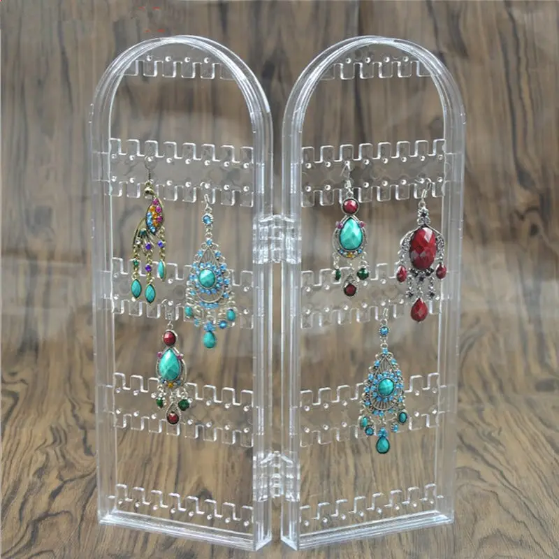 New Arrival Earring Storage Stand Plastics Jewelry Organizer Holder