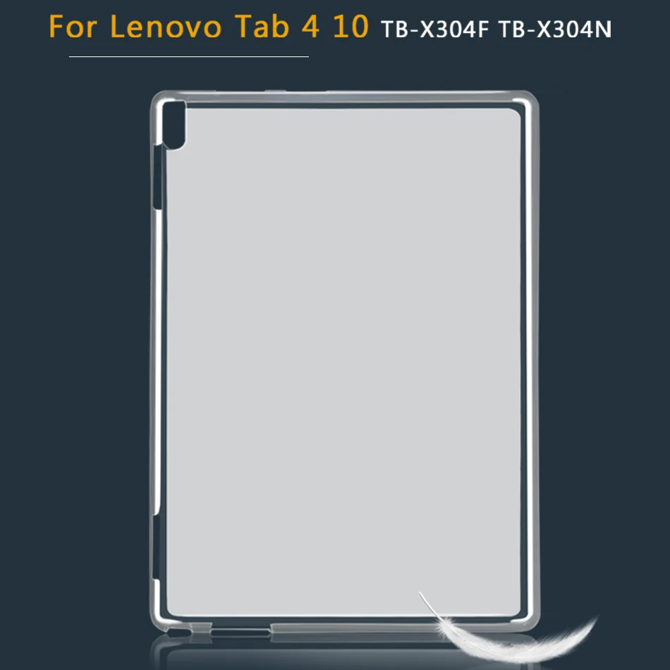 Силиконовый чехол для lenovo Tab 4 8 10 Plus Tab2 Tab 10 на возраст 2, 3, 4, Tab 7 Essential A7 A8 A10 E7 E8 E10 M10 P10 P8 Tablet крышка чехол сумка - Цвет: Tab4 10