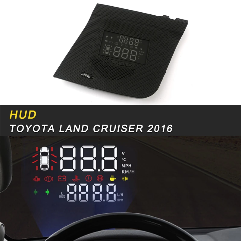 

Head Up Display HUD Interior Accessories For Toyota Land Cruiser 2016 Car Styling
