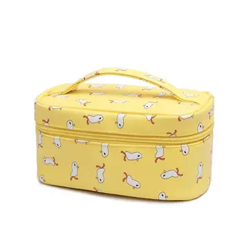 

Fashion cute Cartoon Cosmetic Bags pu Leather Makeup Bag Girls Cosmetic Fox Case Women Pouch Travel Toiletry Storage Holder Bags