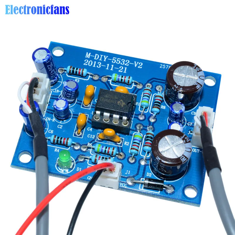 NE5532 Плата усилителя Φ сигнал Bluetooth Стандартная плата 12 35 В постоянного тока для Pre