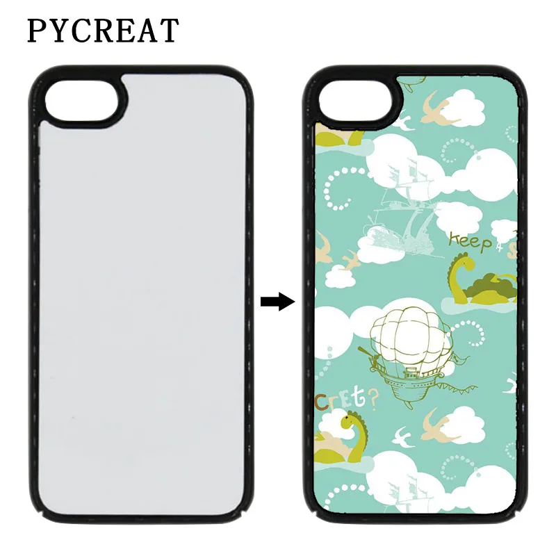 Plastic 2D Sublimation Case For iPhone 7 Case Full Protective Cover Blank Dye Sublimation Cover ...