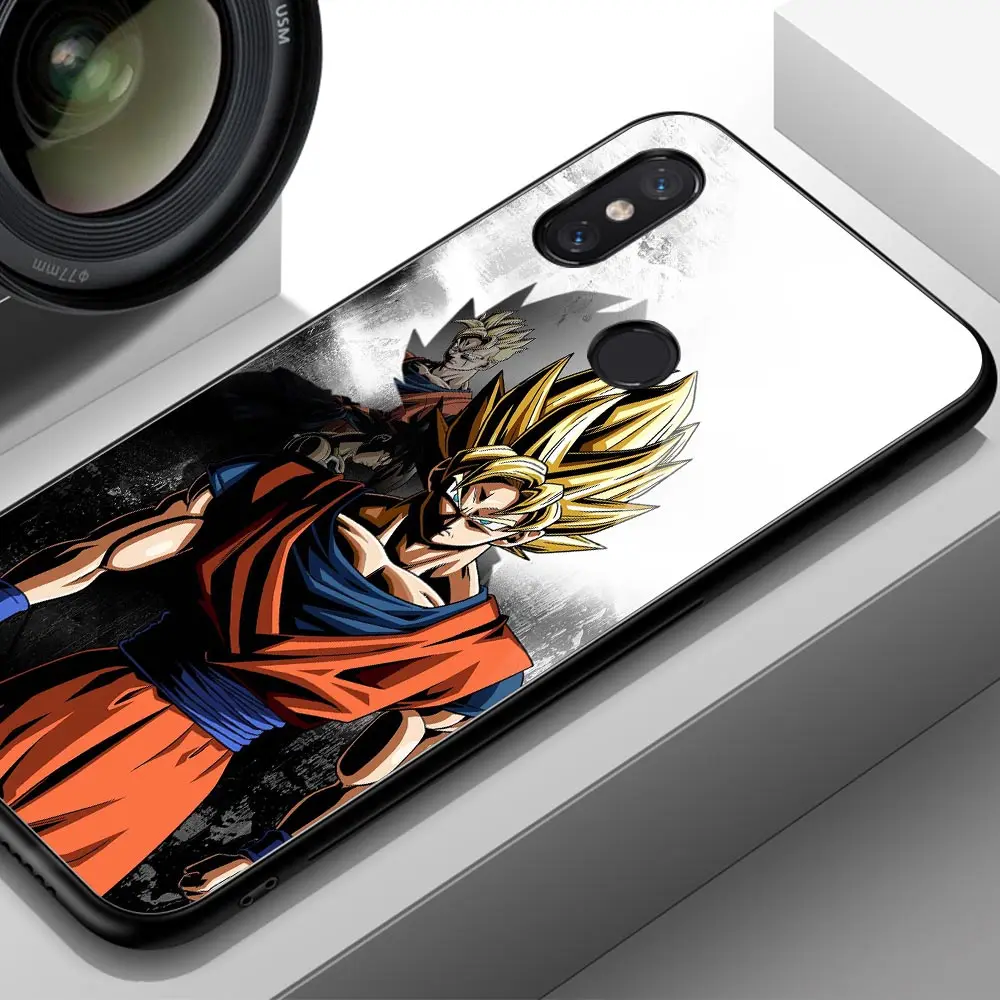 Чехол для Xiaomi mi 8 se, закаленное стекло, жесткая задняя крышка Dragon Ball Z, чехол для телефона для Xiaomi mi 6 8 9 SE lite mi x 2 2s3 max 3