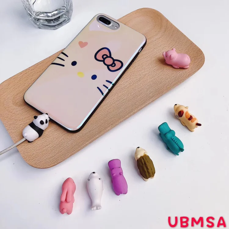 USB кабель органайзер с защитой от укусов животных для iPhone 6 7 8 X iPad|Органайзеры