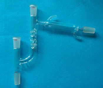 

24/40,Glass Claisen Fractional Distillation Head,Vigreux & Liebig Condenser
