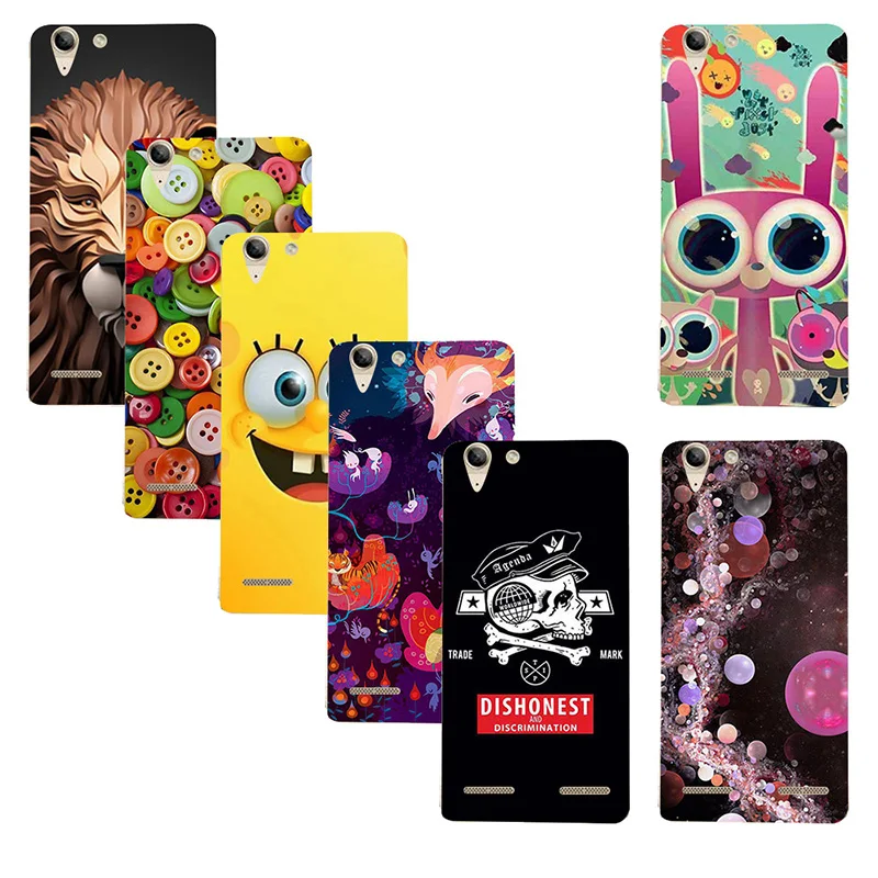 

Cute Cartoon Case For Coque Lenovo Vibe K5 K5 Plus Colorful Mermaid Printing Back Cover For Funda Lenovo K5 A6020 Case Capa