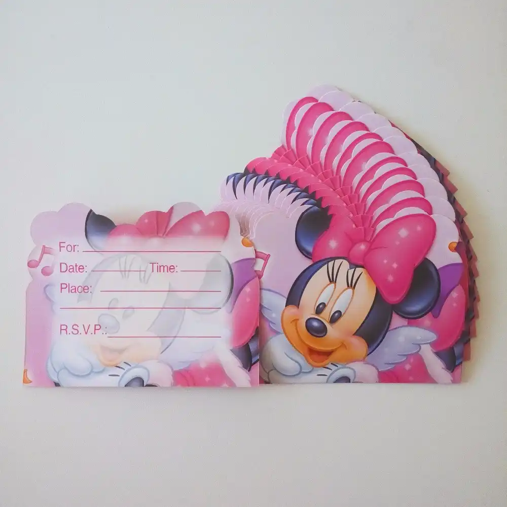 12 Pieces Ensemble Minnie Mouse Carte D Invitation Dessin Anime Theme Fete Pour Enfants Decoration D Anniversaire Theme Fete Approvisionnement Festival Aliexpress 12 Pieces Ensemble Minnie Mouse Carte D Invitation Dessin Anime Theme Fete Pour Enfants Decoration D Anniversaire Theme Fete Approvisionnement Festival Aliexpress
