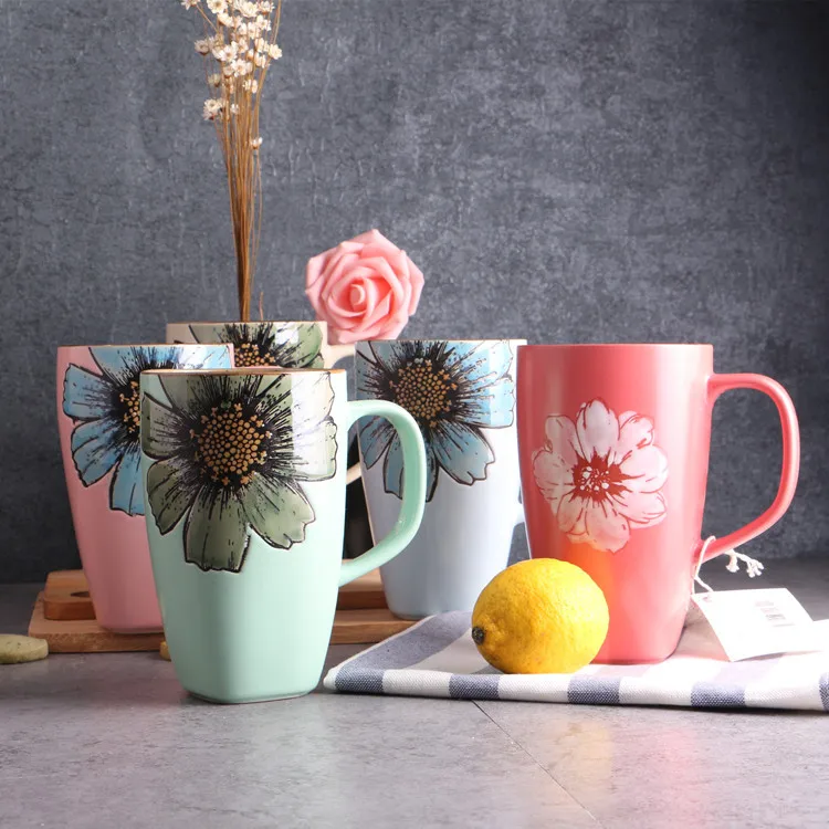 Techome креативная керамическая фарфоровая кружка кофейные кружки для чая, молока Stave чашки с ручкой домашняя офисная кружка уникальный подарок