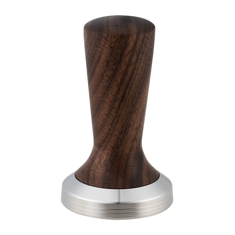 watchget Coffee TAMPER 280g Walnut/stainless steel - Цвет: Темно-серый