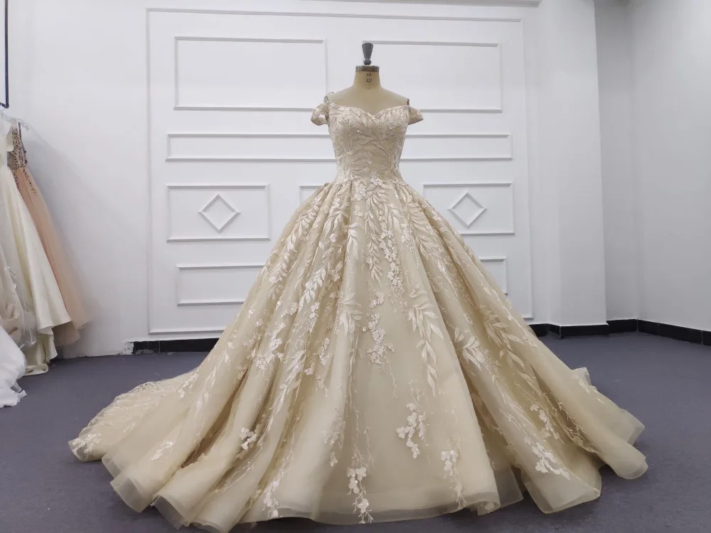Eslieb роскошные высококачественные кружевное на заказ свадебное платье бальное платье с v-образным вырезом Свадебные платья Vestido de Noiva свадебное платье