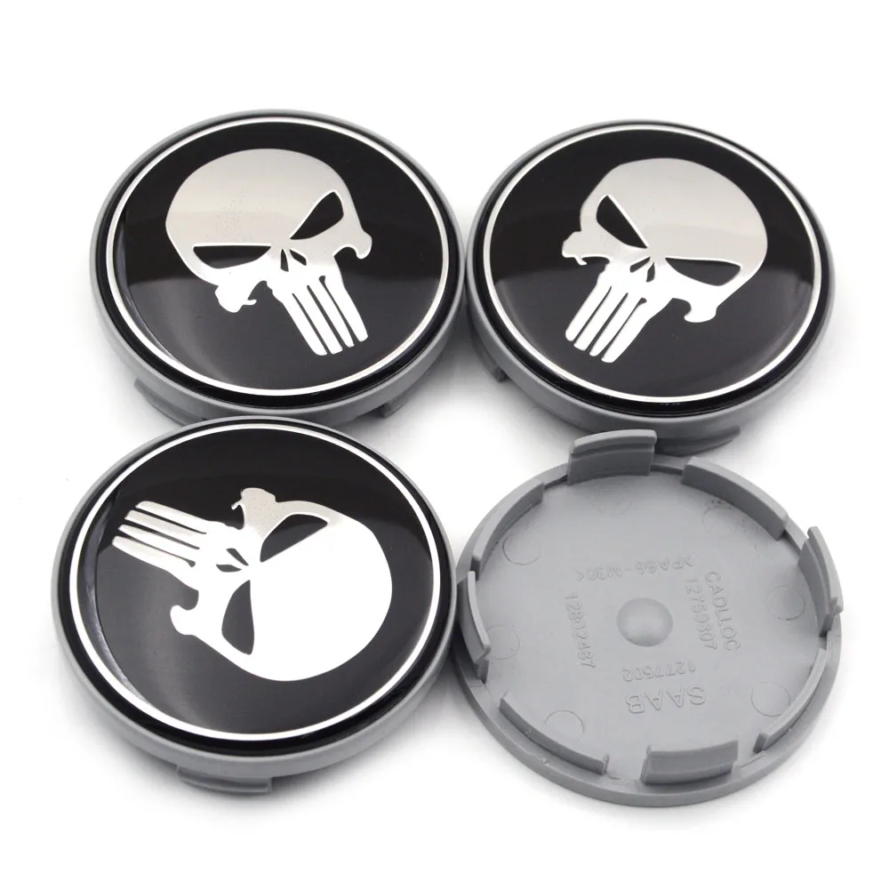 

Gzhengtong Punisher 4PC 62mm Car Wheel Center Cap Auto Styling # 12775052 Emblem For Saab 9-3 9-5 900 9000 Wheel Centre Hub Caps