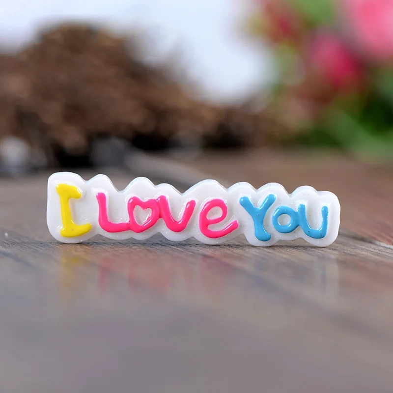 1 шт. миниатюрная фигурка I love you сказочный сад DIY аксессуары Кукольное украшение