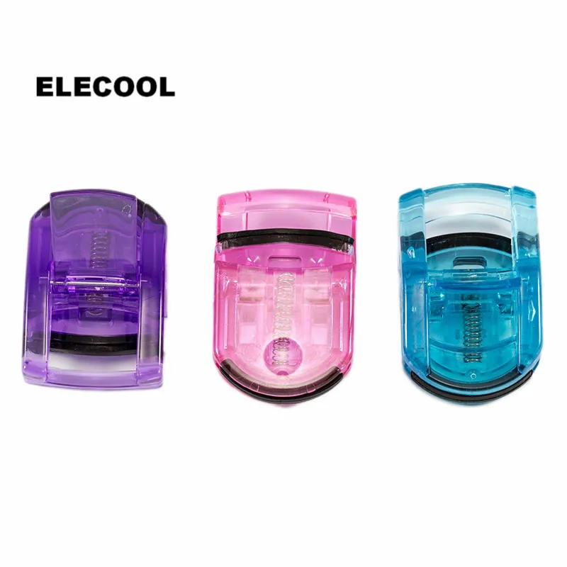 

ELECOOL Professional Mini Eyelash Curler Portable Eye Lashes Curling Clip Cosmetic Makeup Tools Accessories 3 Colors