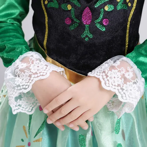 Платье Disney Холодное сердце Анна Эльза София платье Рапунцель костюм для детей|skirt