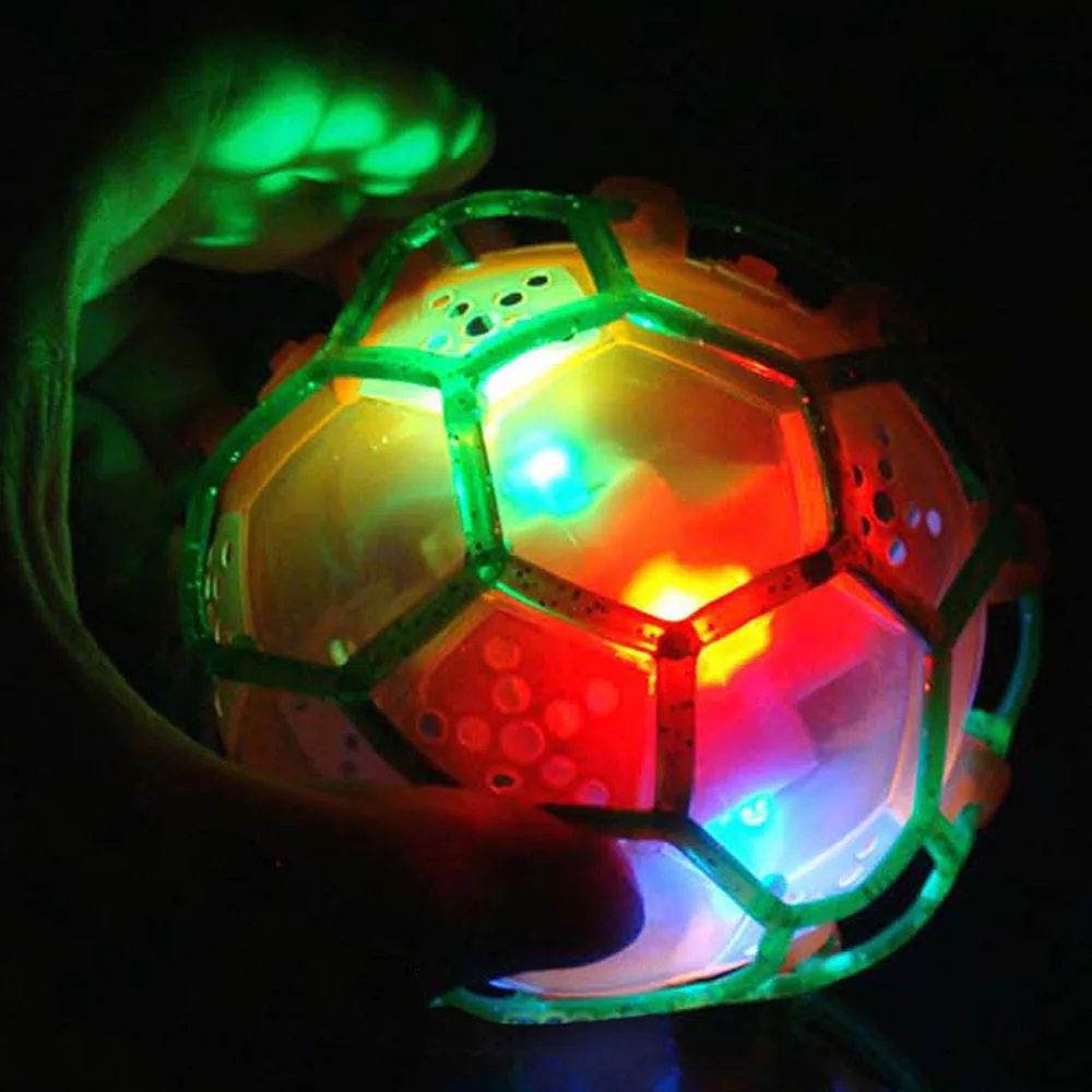 Детские музыкальные мигающие футбольные игрушки креативные Милые Электрические Вспышки музыка танец футбольный светильник прыжок Футбольный Мяч веселые детские игрушки