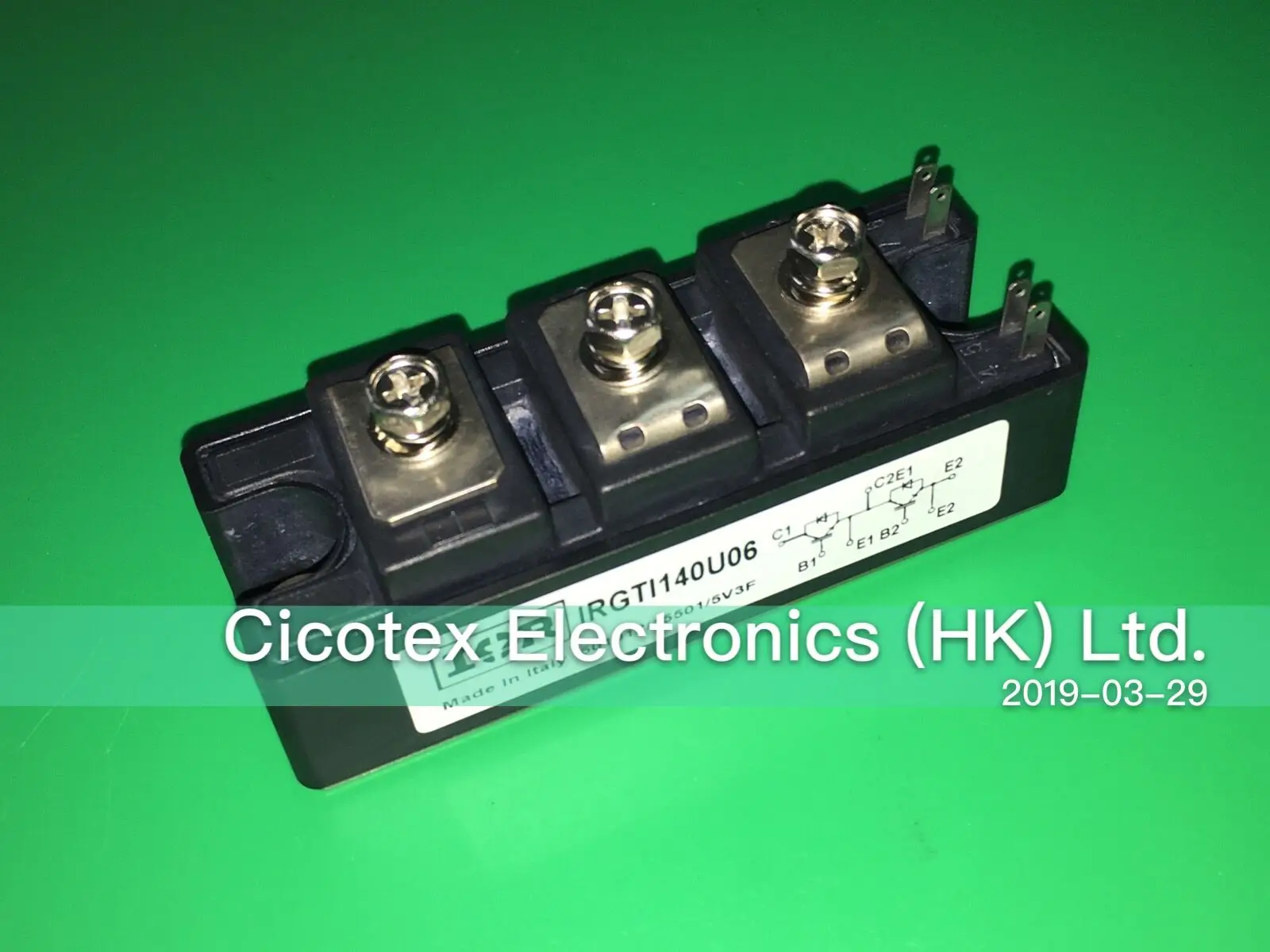 IRGTI140U06 транзистор IGBT Силовой модуль полумост 600V CES A IRGTI 140U06|Контроллер двигателя| |