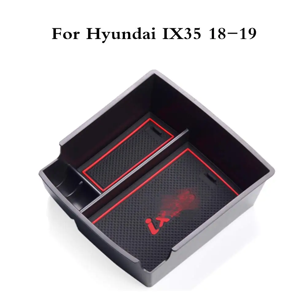 Для hyundai IX35 Автомобильная Центральная консоль подлокотник ящик для хранения лоток держатель Чехол поддон автомобильные аксессуары