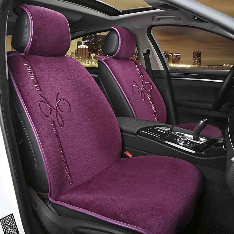 

Wool Seat Cover Short Wool Automobile Plush Mats for toyota Reiz CROWN yaris Avalon XX30 XX40 car interiors Cushion