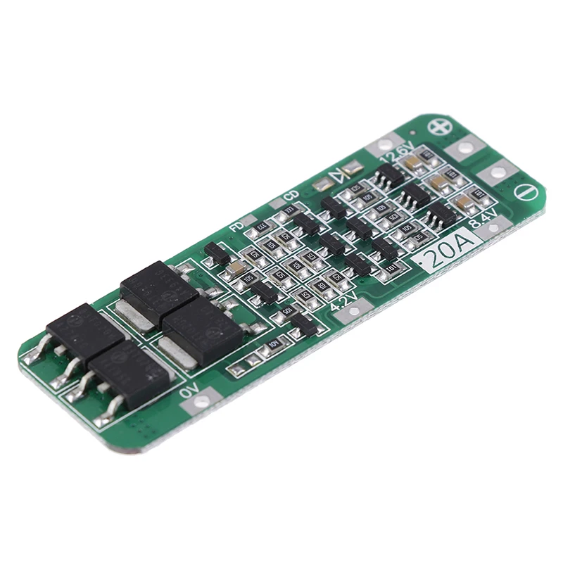 3S 20A литий-ионный аккумулятор 18650 зарядное устройство PCB BMS Защитная плата для электродвигателя 12,6 V Lipo ячеечный модуль