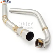 DirtBike Racing Motorcycle Exhaust Pipe Middle muffler exhaust pipe For YAMAHA YZF-R15 YZFR 15 YZFR15 08 09 10 11 12 13 14 15 16
