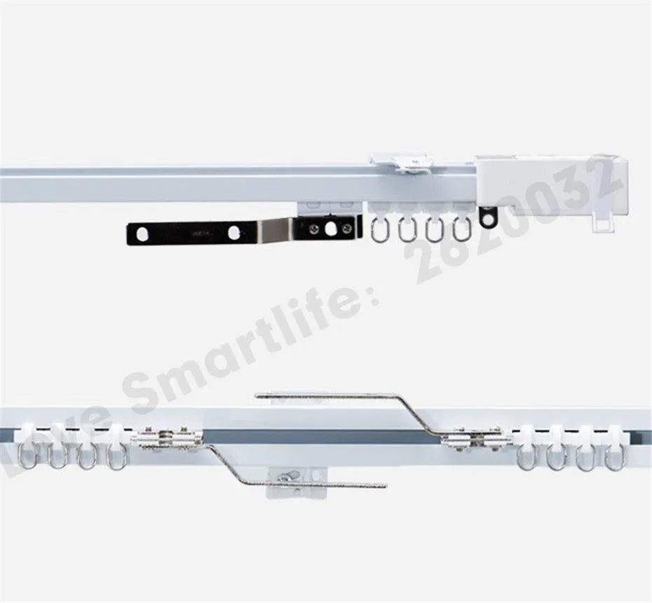Super Silent Electric Curtain Track for Xiaomi Aqara B1 Motor,Mi Home App Control,Mijia Automatic Curtain Rail System,Customized-20