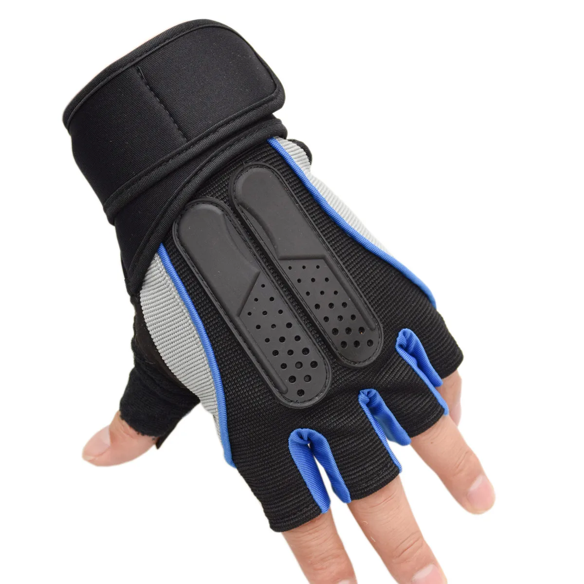 Women Men Sports Gym Training Gloves Half Finger Fitness Exercise Gloves Non-slip Weight Lifting Body Building Breathable Gloves