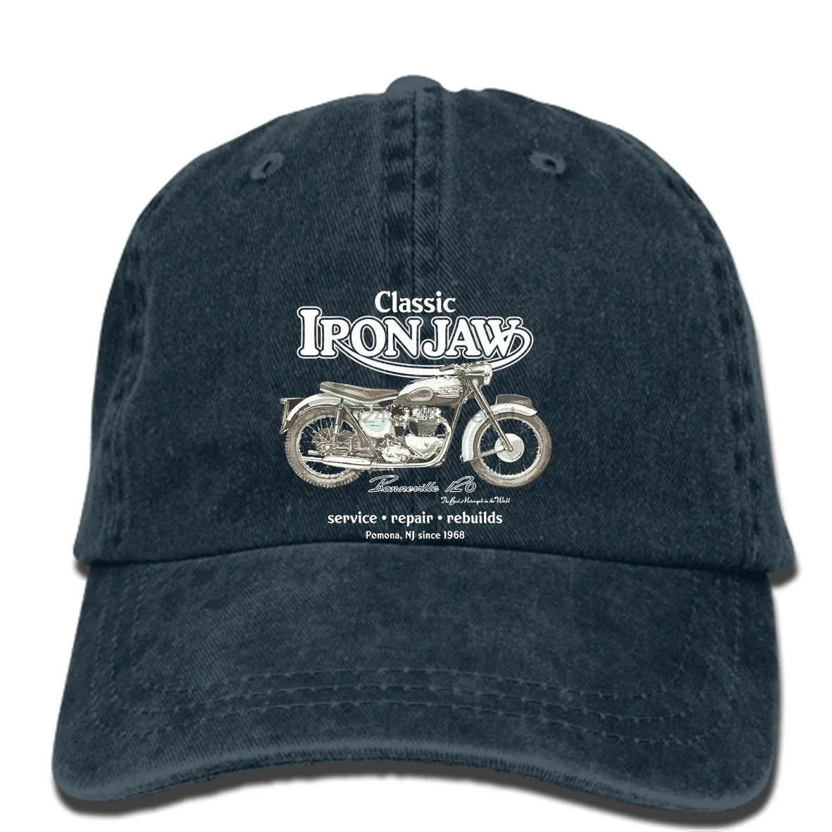 hip hop Baseball caps Iron Jaw Triumph T120 cap Motorcycle Vintage