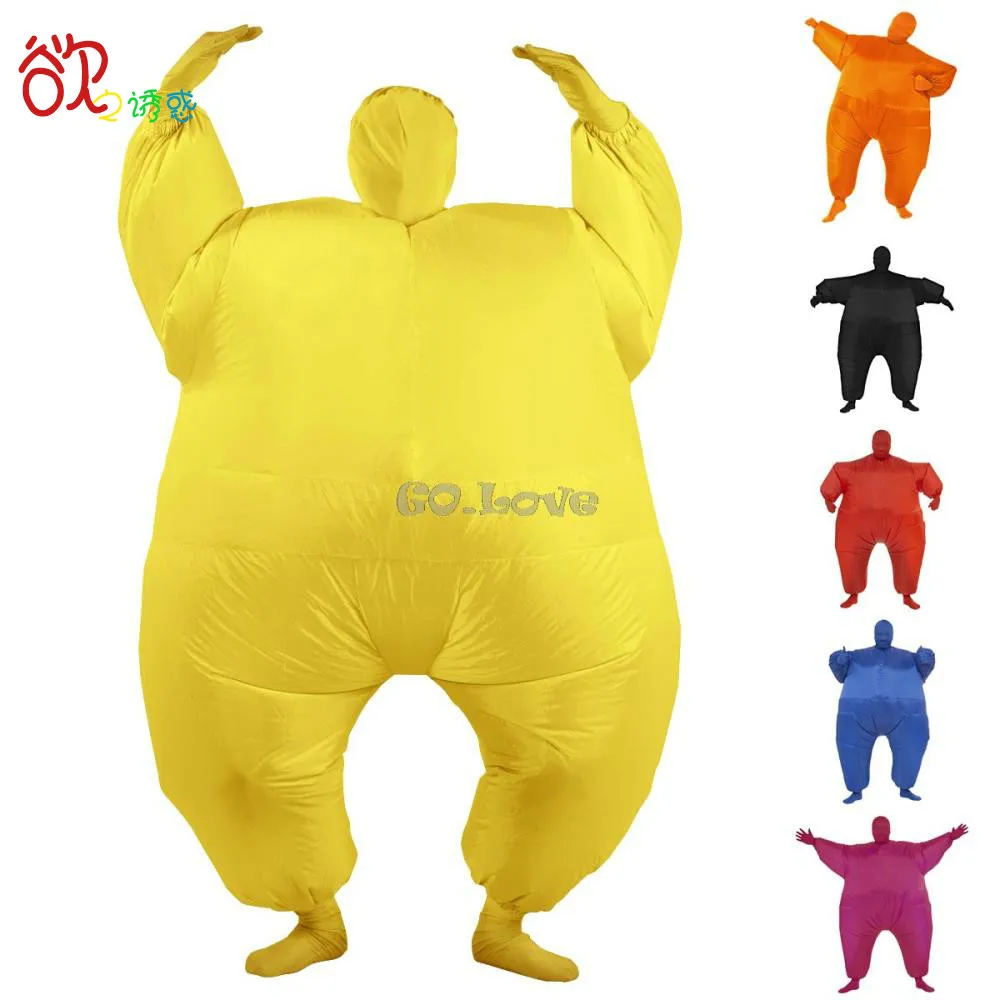 2016 New Inflatble Costume for Adult Club Sumo Suit Blow Up Color Full