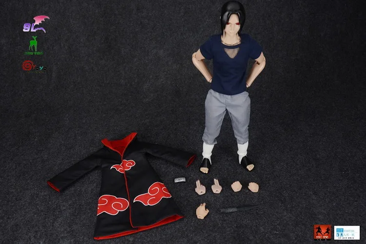 MODEL FANS NARUTO 30cm height 1/6 Akatsuki Uchiha Itachi action figure toy for Collection