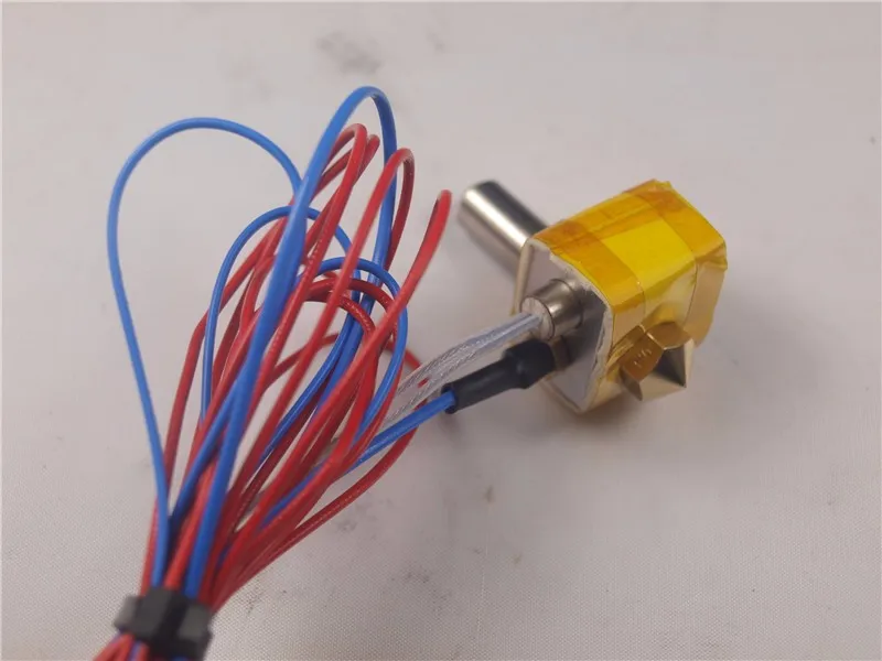 Peças da Impressora Bloco + Bico + Calor + Aquecedor de Cartucho + k tipo Thermoc Funssor Criador Flashforge Quebra Barril Hotend Kit Hater tipo Thermoc 3d Mk10 3 Cheap Peças e acessórios em 3D