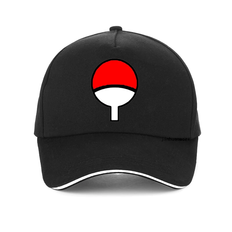 

Japanese Anime Naruto Dad Hat Uchiha Family Logo print Baseball Caps 100% Cotton Snapback Hat Hip Hop for Women Men bone