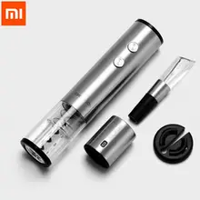 XIAOMI Mijia пробка для вина/винный графин/электрическая открывалка бутылка опционально Круглые Винные пробки из нержавеющей стали умный подарок