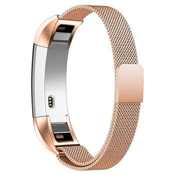 Luxury Watchband 12mm Metal band Magnetic Loop Stainless Steel Smart Watch Band For Fitbit Alta HR drop shipping 