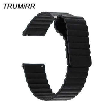 

22mm 24mm Genuine Leather Watchband Magnetic Buckle Strap for Panerai PAM Luminor Radiomir Watch Band Wrist Strap Bracelet Black