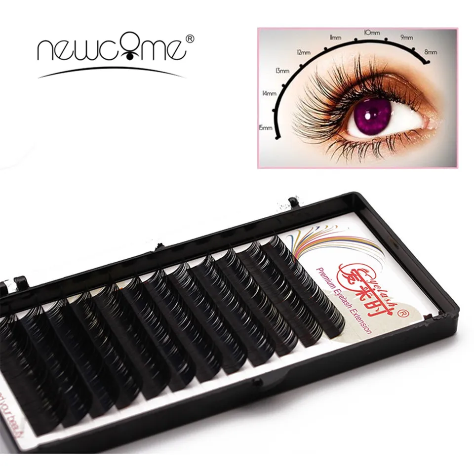 NEWCOME Individual False Eyelash Extension Fake Lashes Extension All Size Lashes Artificial Volume Eyelash Extension NEWCOME Individual False Eyelash Extension Fake Lashes Extension All Size Lashes Artificial Volume Eyelash Extension