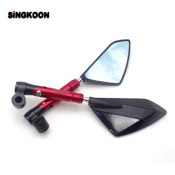

8 10mm universal motorcycle Accessories mirrors cnc Rearview Side Mirror FOR suzuki intruder s1000r aprilia sr 50 moto custom